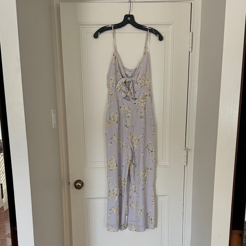 INTERMIX Pastel Purple Dress with Yellow Floral Accents
